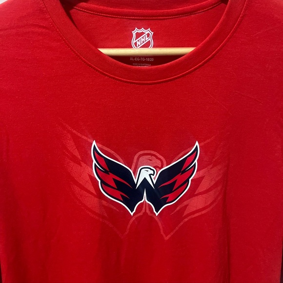 Washington Capitals NHL Apparel Youth Long Sleeve Red T-Shirt - Picture 2 of 6